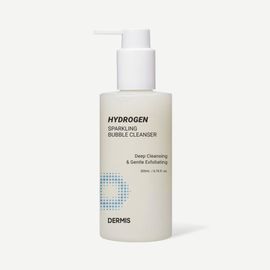 DERMIS Hydrogen Sparkling Bubble Cleanser 200ml Deep Cleansing Hydrating Soothing Low pH Facial Foam Wash _ Made in KOREA